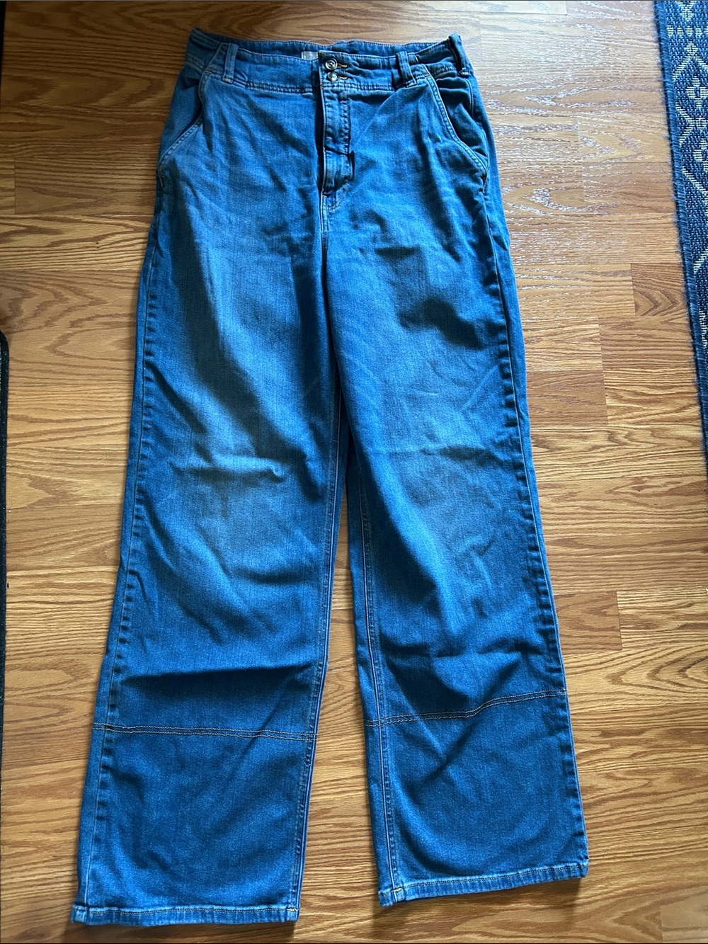 Anthropologie Pilcro Wide Leg Trouser Jeans Women's size 32T